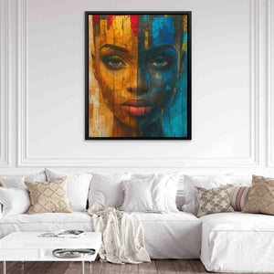 Dark Gold Queen - Luxury Wall Art