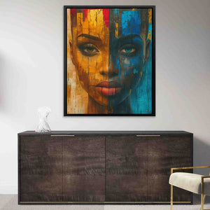 Dark Gold Queen - Luxury Wall Art