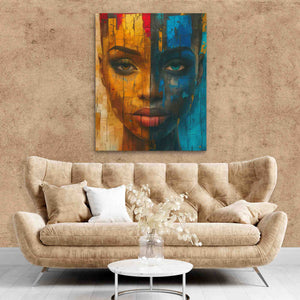 Dark Gold Queen - Luxury Wall Art