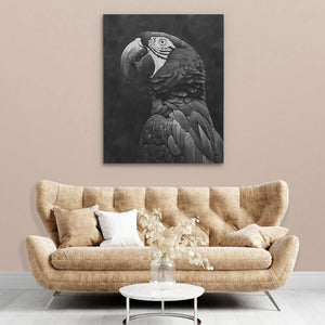 Dark Parrot - Luxury Wall Art