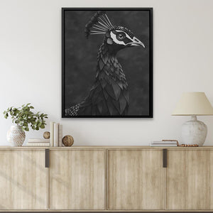 Dark Peacock - Luxury Wall Art