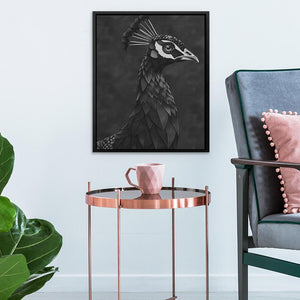 Dark Peacock - Luxury Wall Art