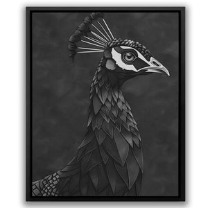 Dark Peacock - Luxury Wall Art