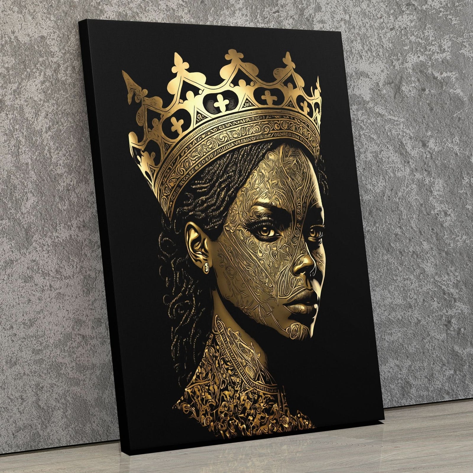 Dark Royalty - Queen Canvas Wall Art