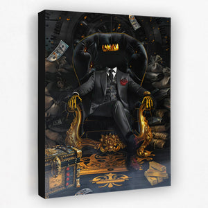 Dark Vault King - Luxury Wall Art