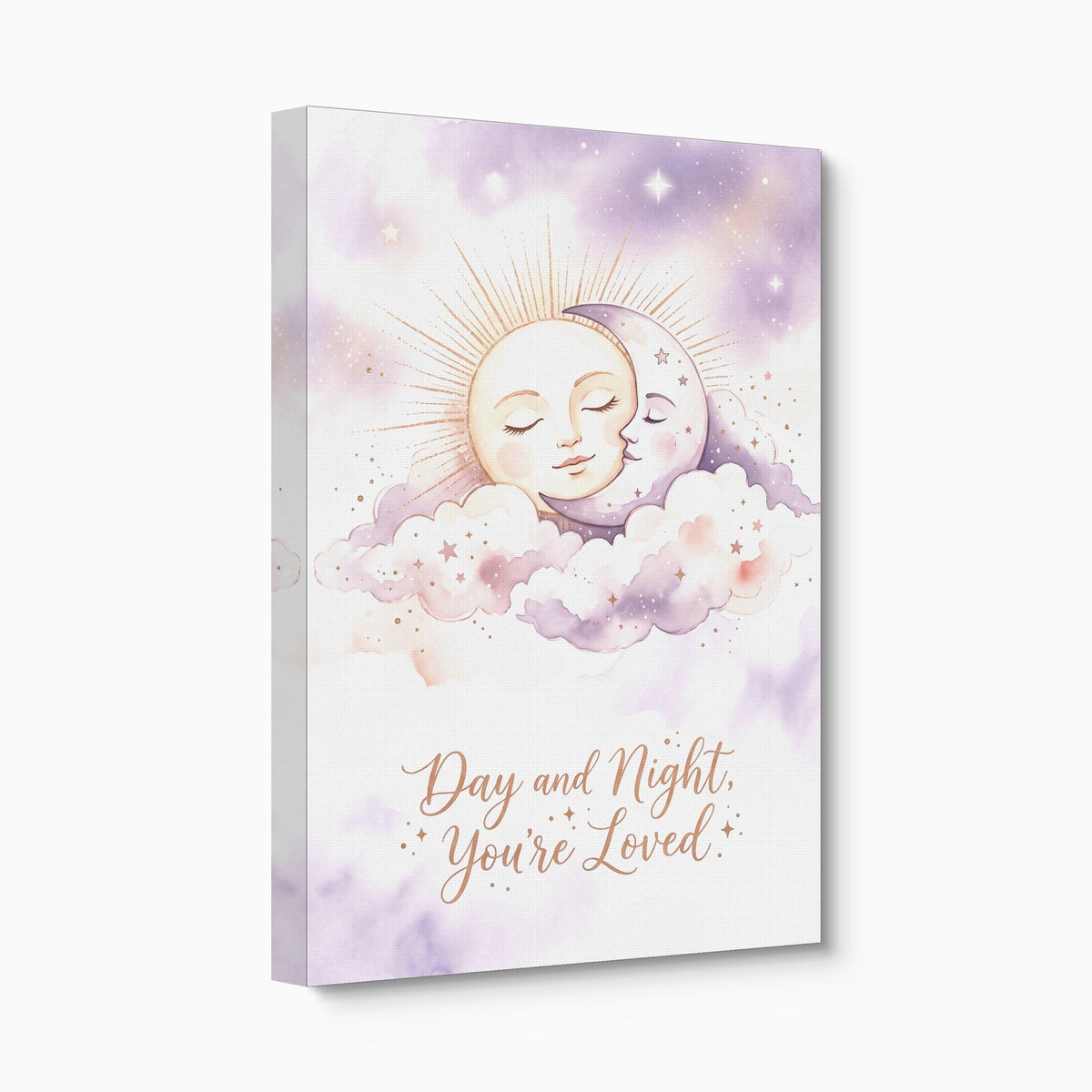 Day and Night, You're Loved - Luxury Wall Art