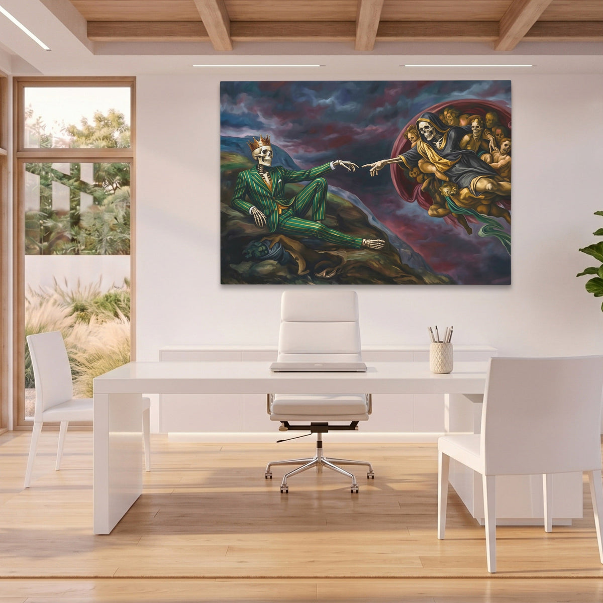 Death Sistine Moment - Luxury Wall Art