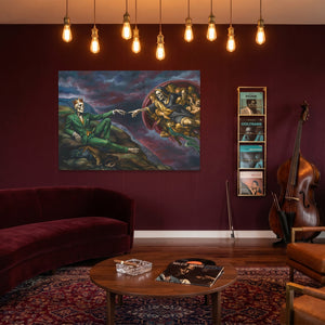 Death Sistine Moment - Luxury Wall Art