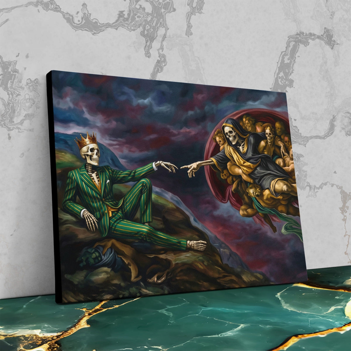 Death Sistine Moment - Luxury Wall Art