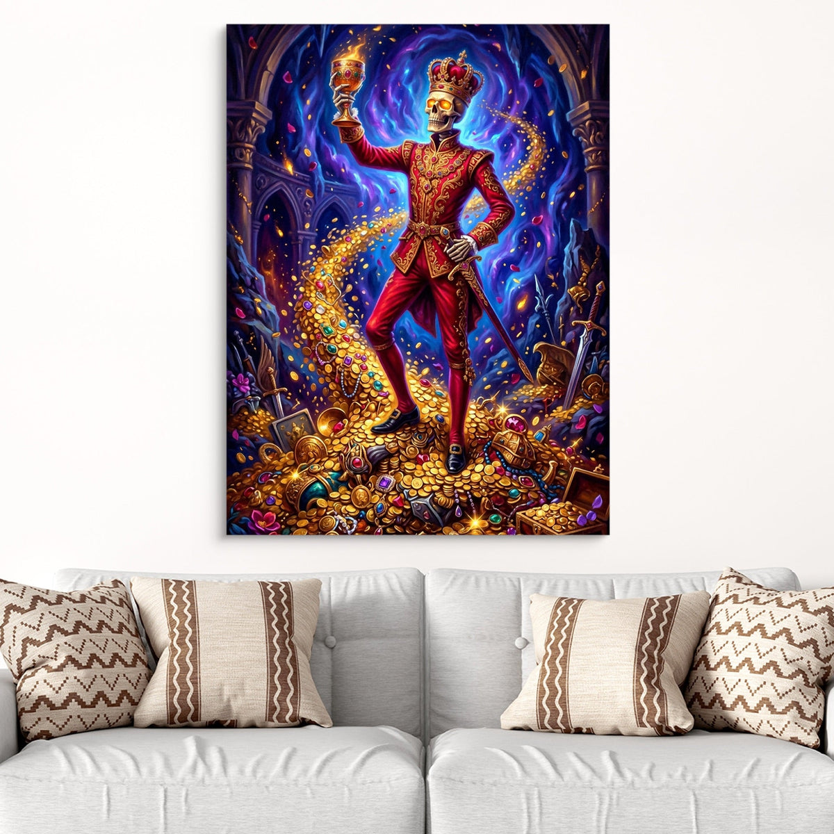 Death's Fortune - Luxury Wall Art
