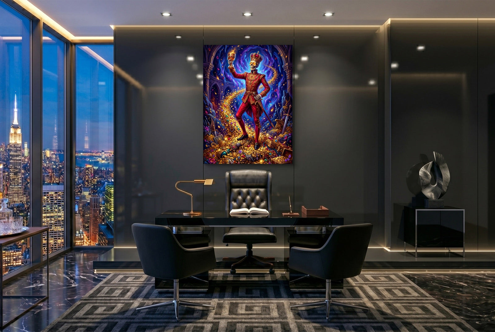 Death's Fortune - Luxury Wall Art