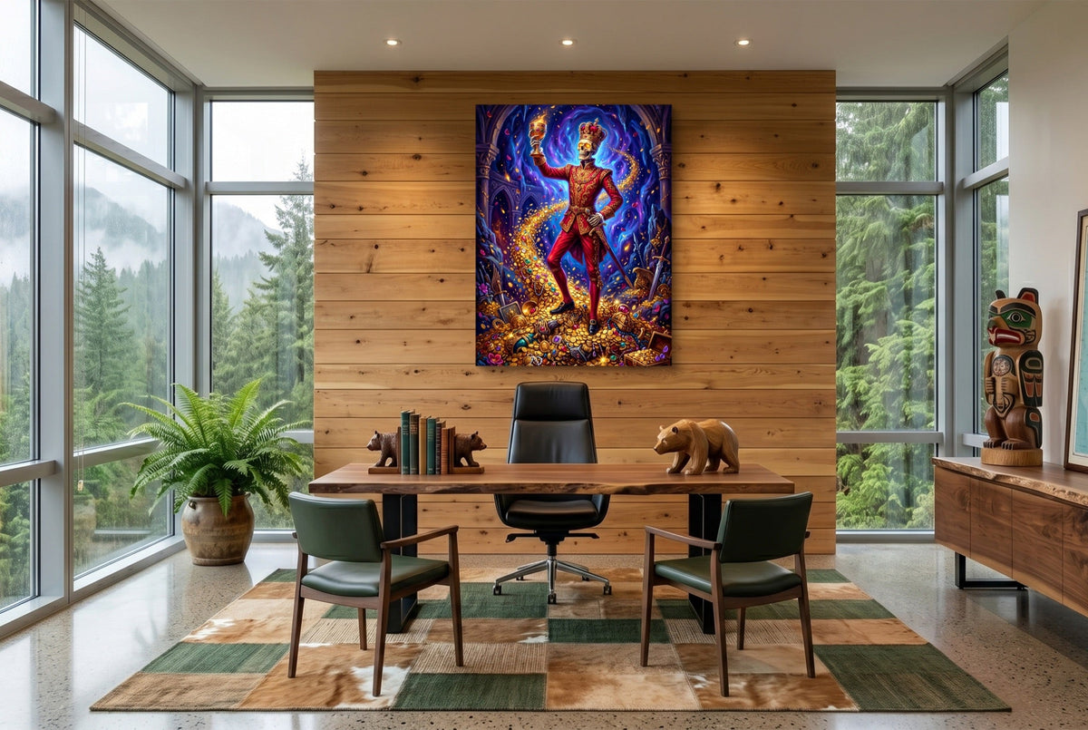 Death's Fortune - Luxury Wall Art