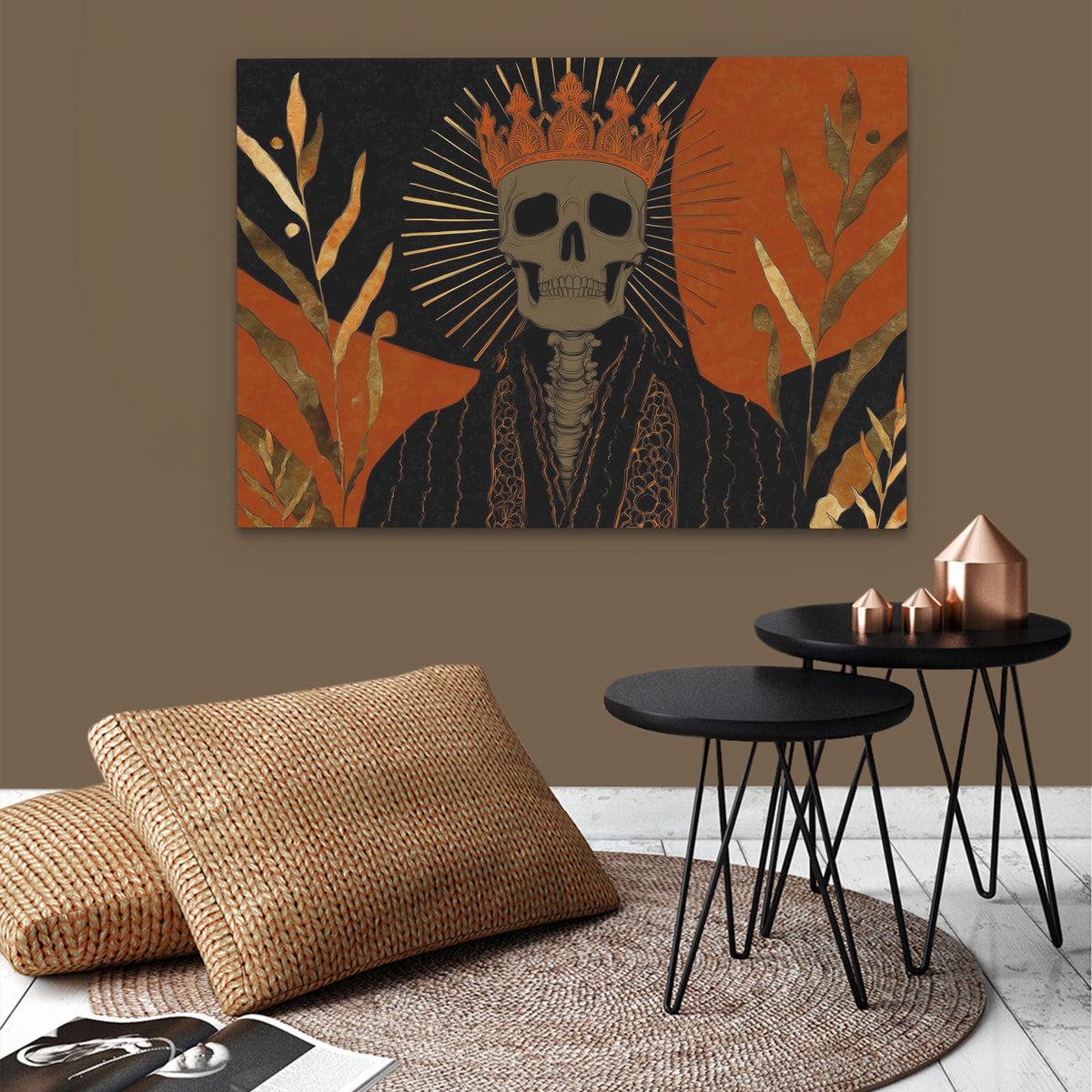 Deaths Golden Crown - Luxury Wall Art