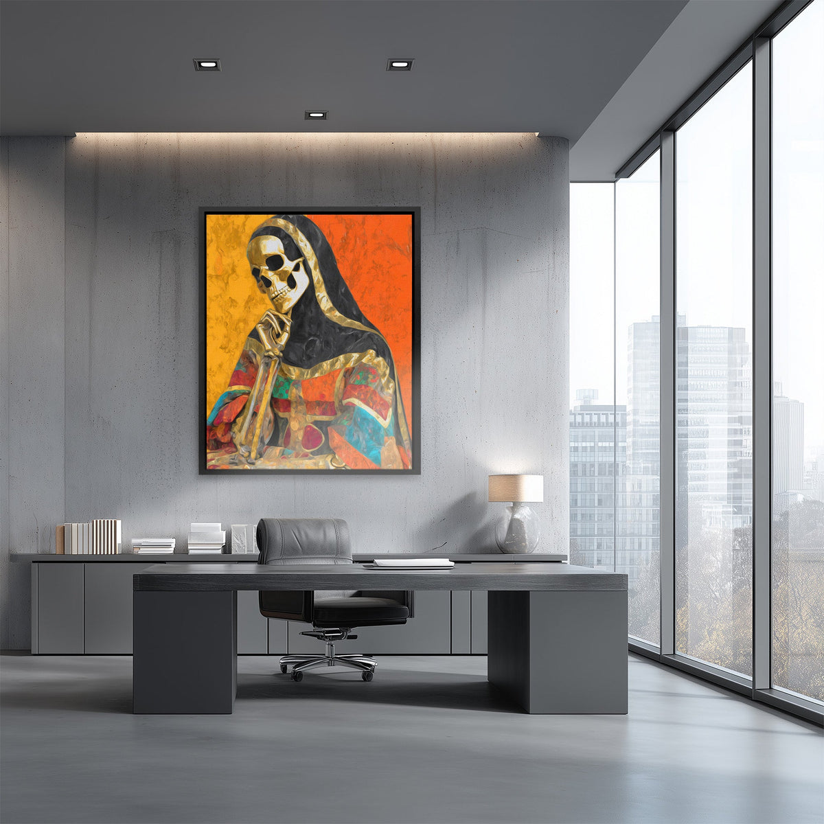 Death's Golden Robe - Luxury Wall Art