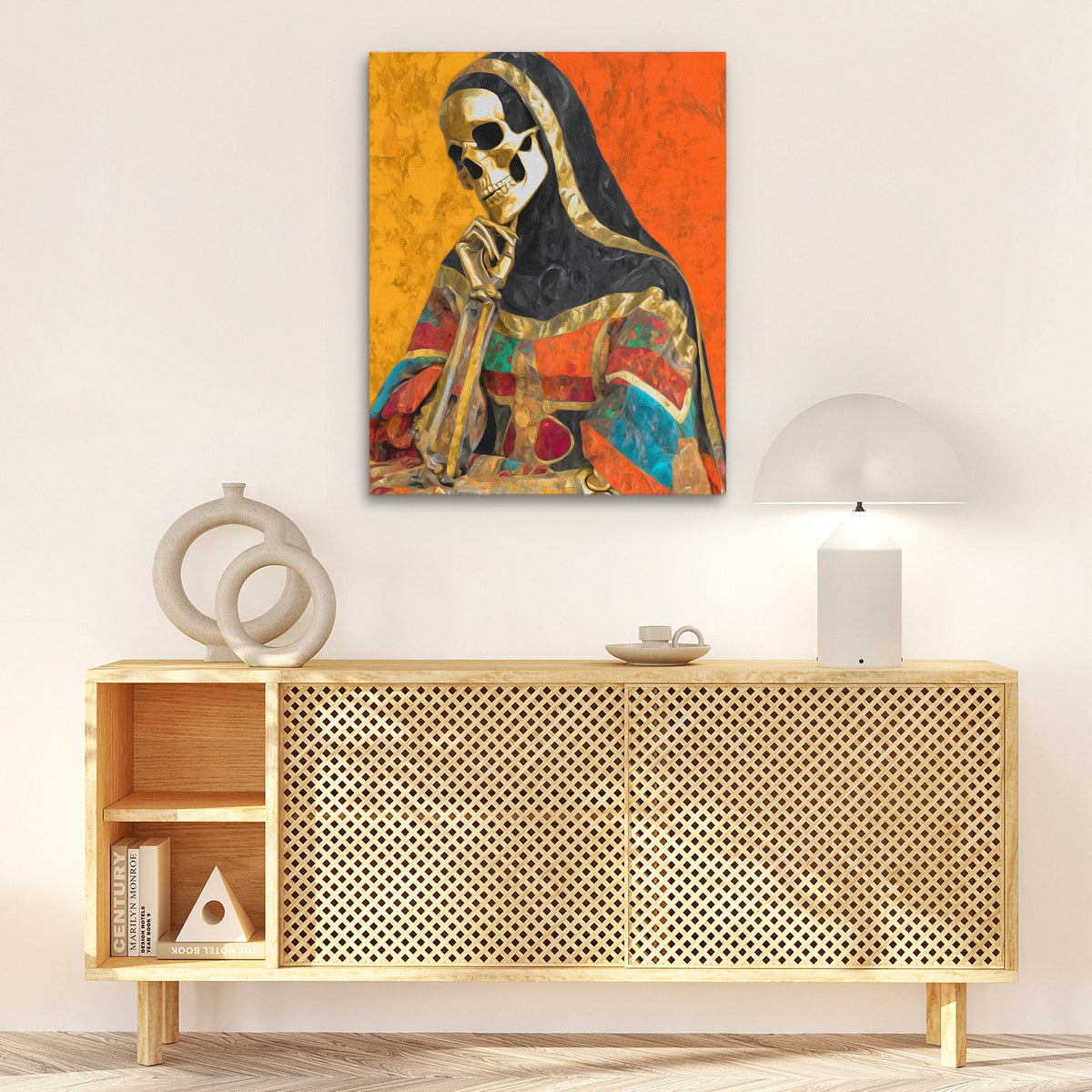Death's Golden Robe - Luxury Wall Art