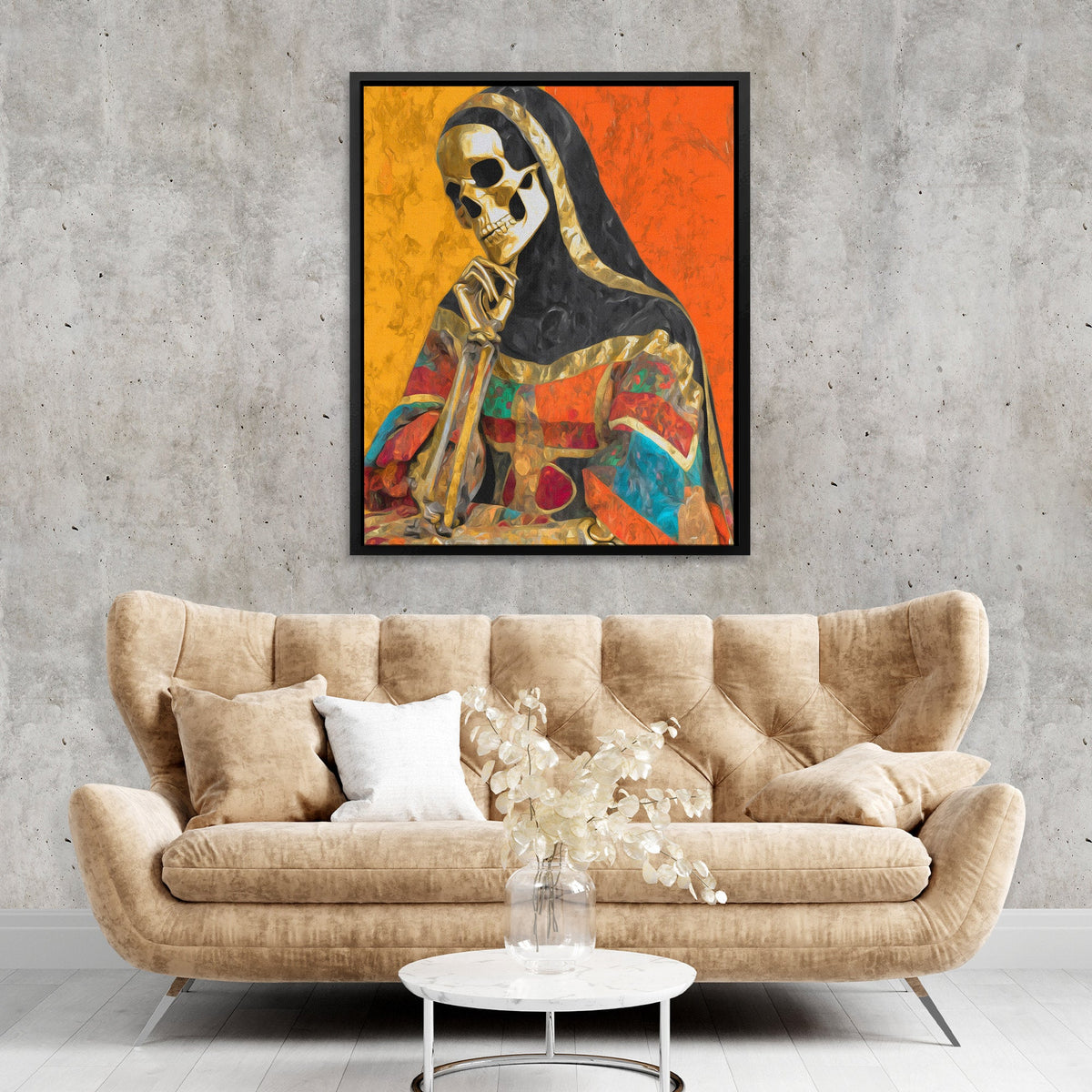 Death's Golden Robe - Luxury Wall Art