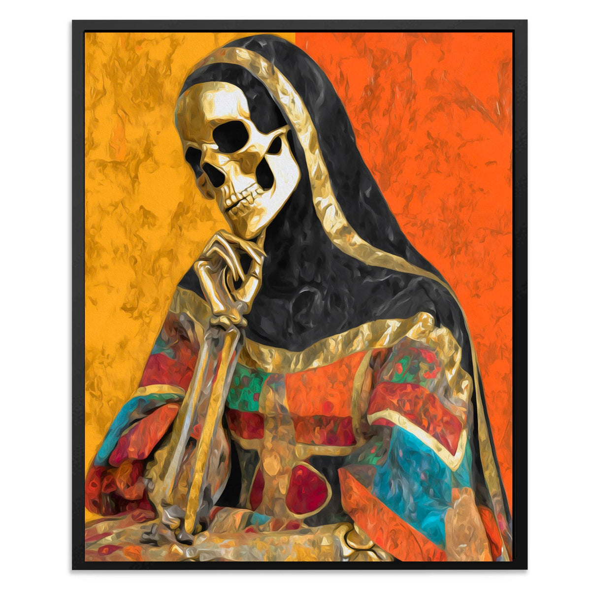 Death's Golden Robe - Luxury Wall Art