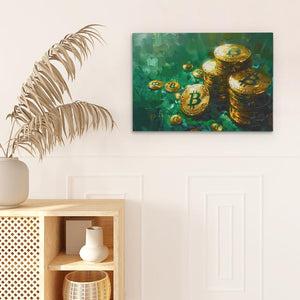 Decentralized Riches - Luxury Wall Art