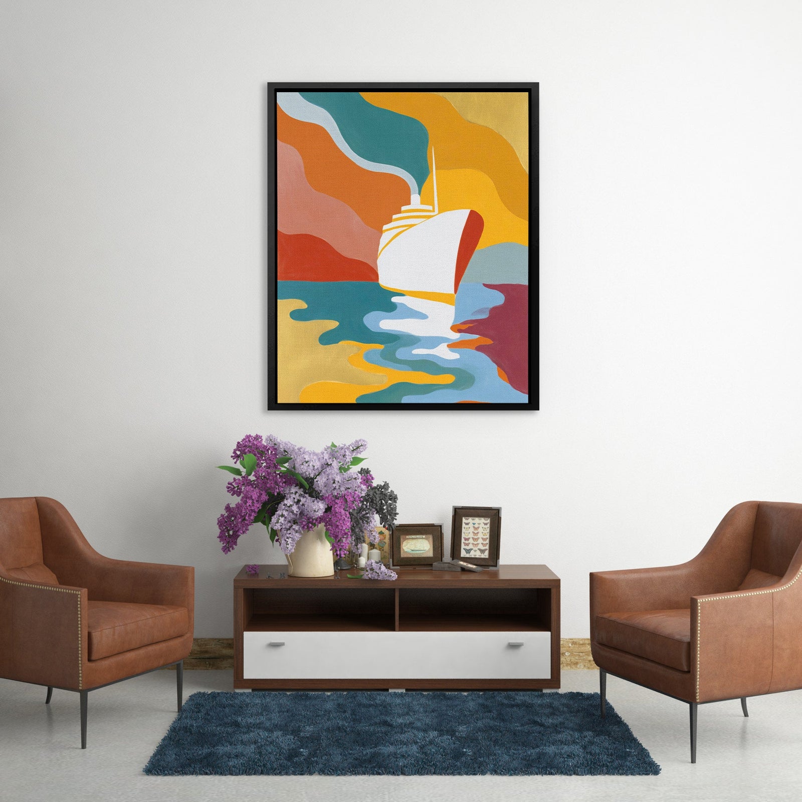 Deco Ocean Voyage - Luxury Wall Art