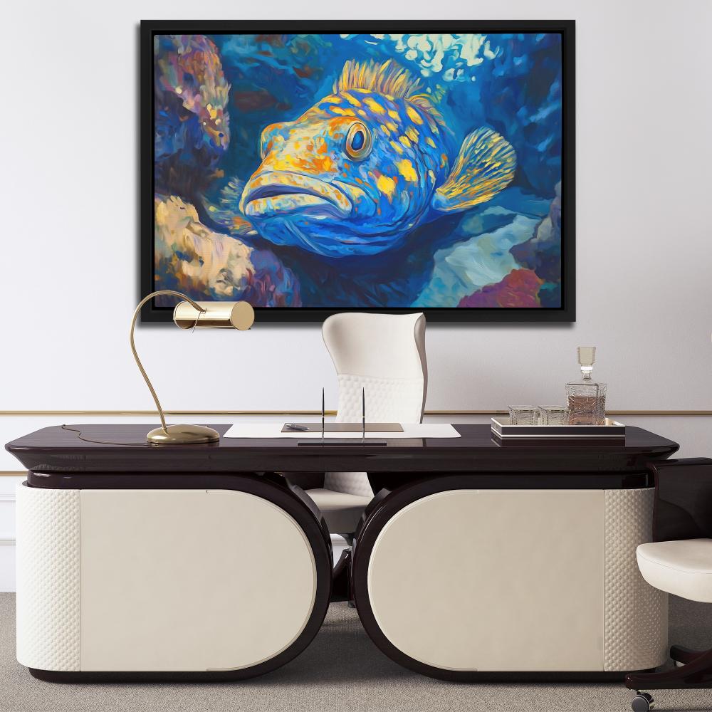 Deep Blue Rockfish - Luxury Wall Art