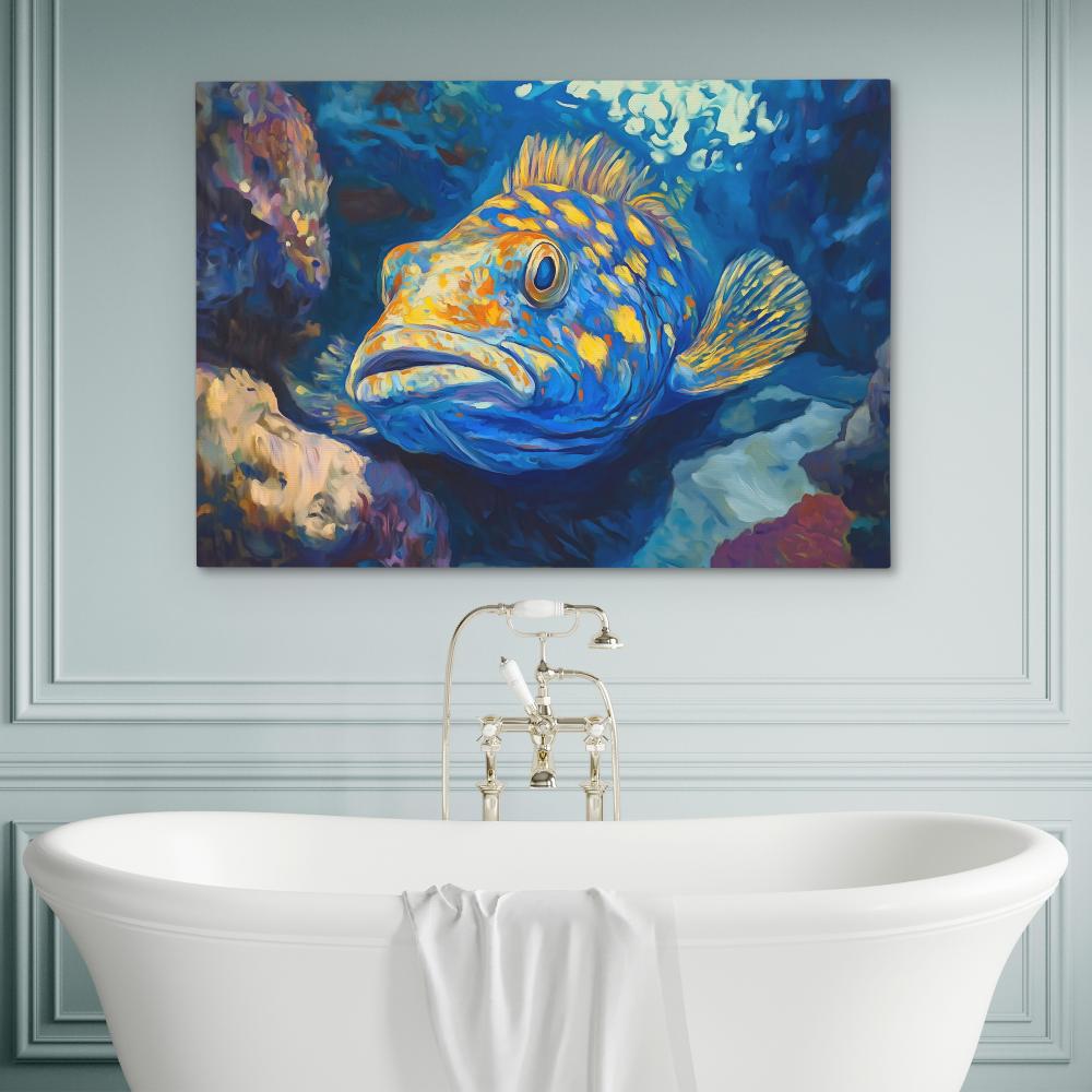 Deep Blue Rockfish - Luxury Wall Art