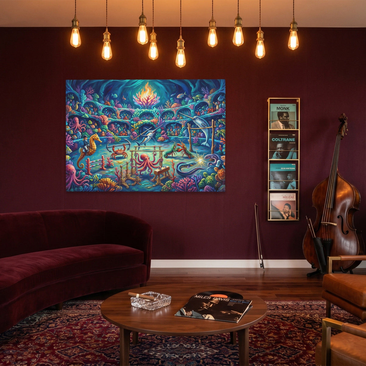 Deep Sea Olympics - Luxury Wall Art