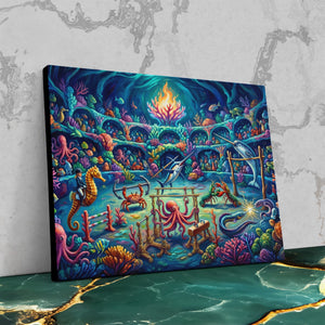 Deep Sea Olympics - Luxury Wall Art