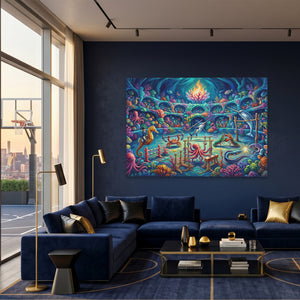 Deep Sea Olympics — Deep Sea Olympics Basketball Room Land 19