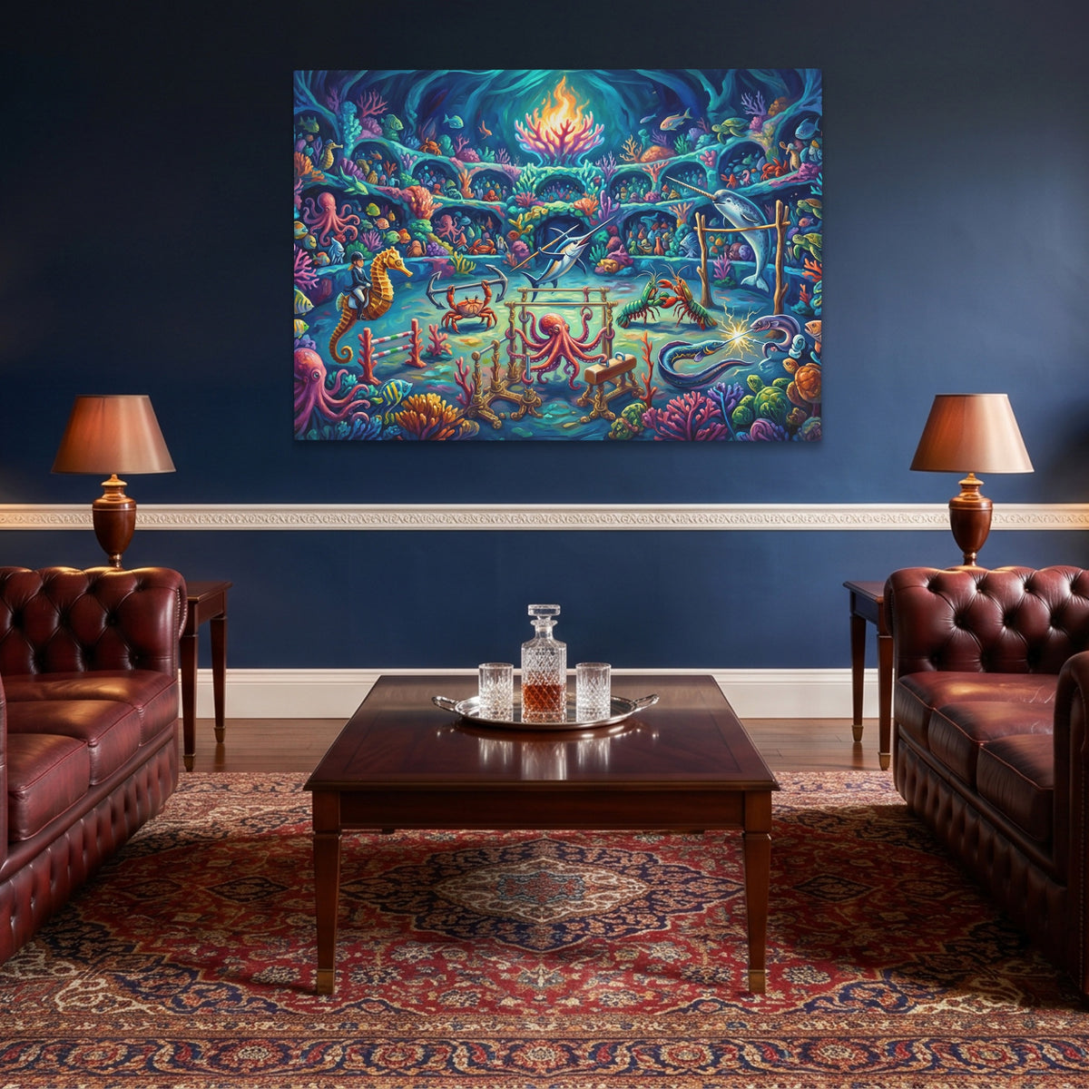Deep Sea Olympics — Deep Sea Olympics Lounge Wall Land 110
