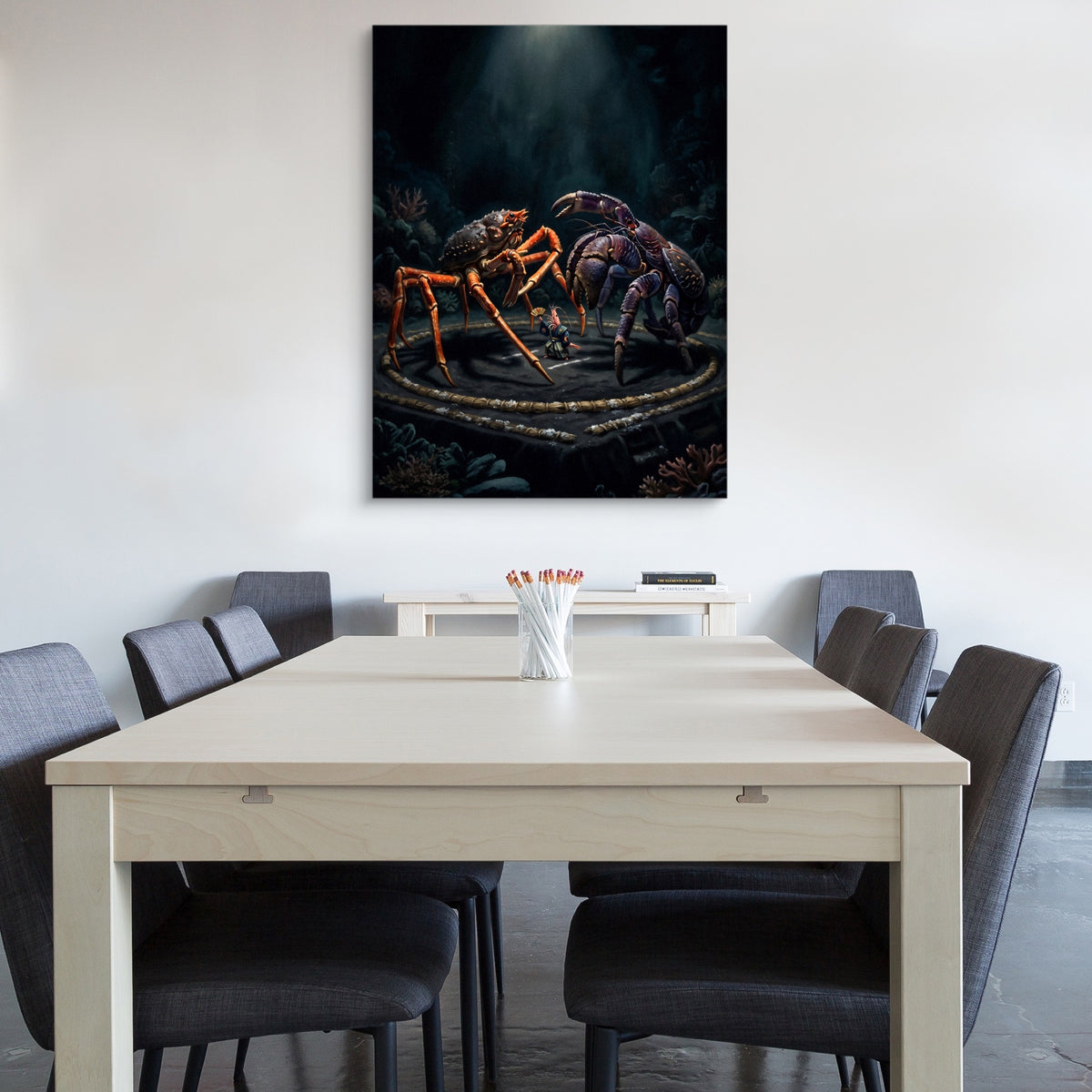 Deep Sea Sumo — deep sea sumo sq office wall 1port flush print