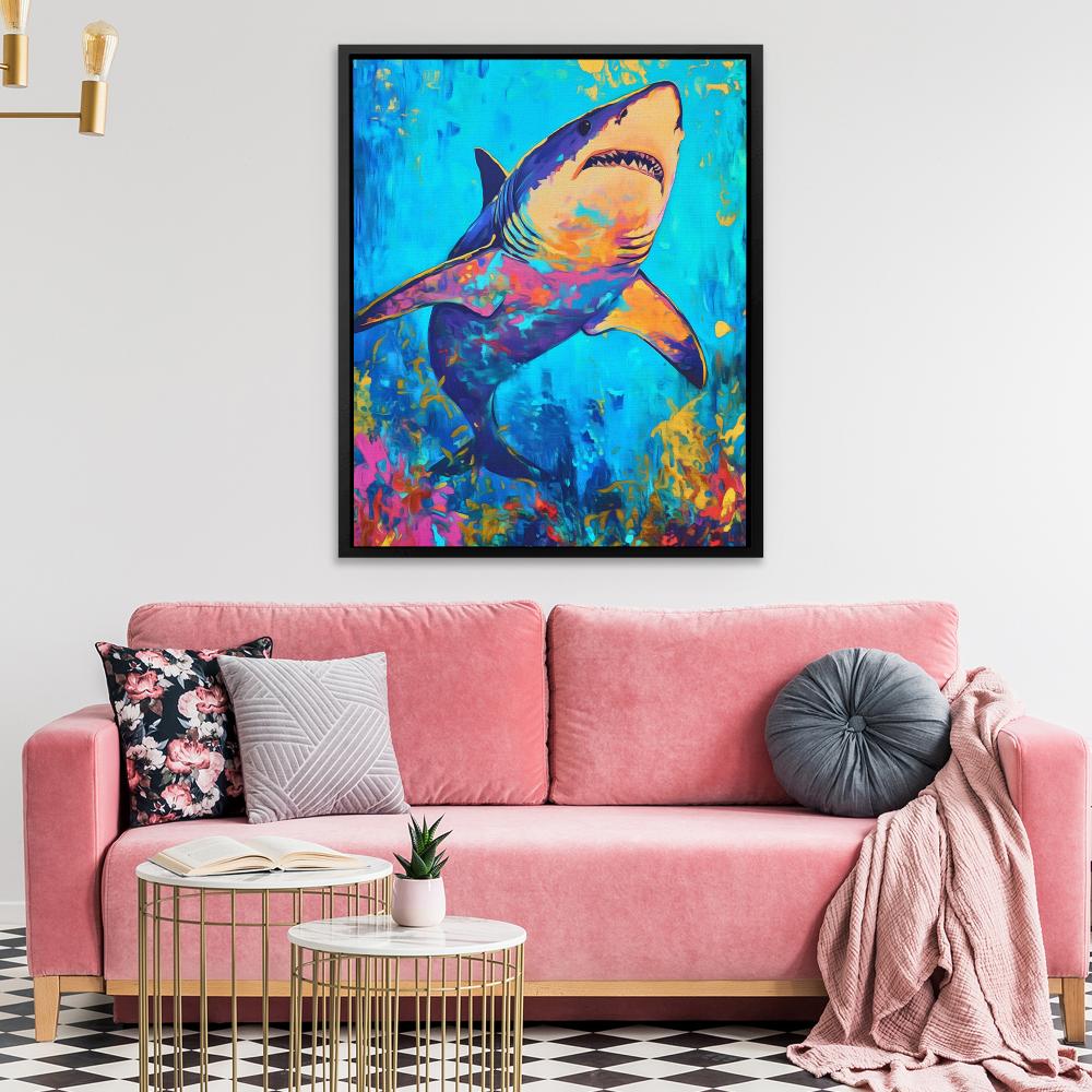 Deep Terror Shark - Luxury Wall Art