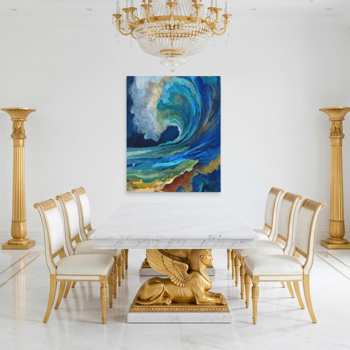 Deep Wave Breaking - Luxury Wall Art