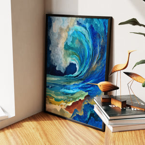 Deep Wave Breaking - Luxury Wall Art