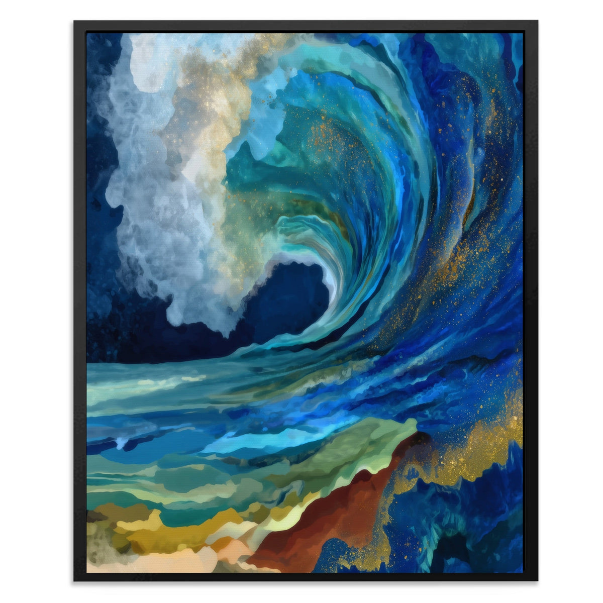 Deep Wave Breaking - Luxury Wall Art