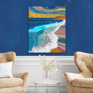 Deep Wave Sumi-e — Deep Wave Sumi e Two Chairs Blue Walls2 296