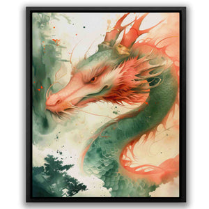 Deer Dragon - Luxury Wall Art