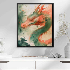 Deer Dragon - Luxury Wall Art