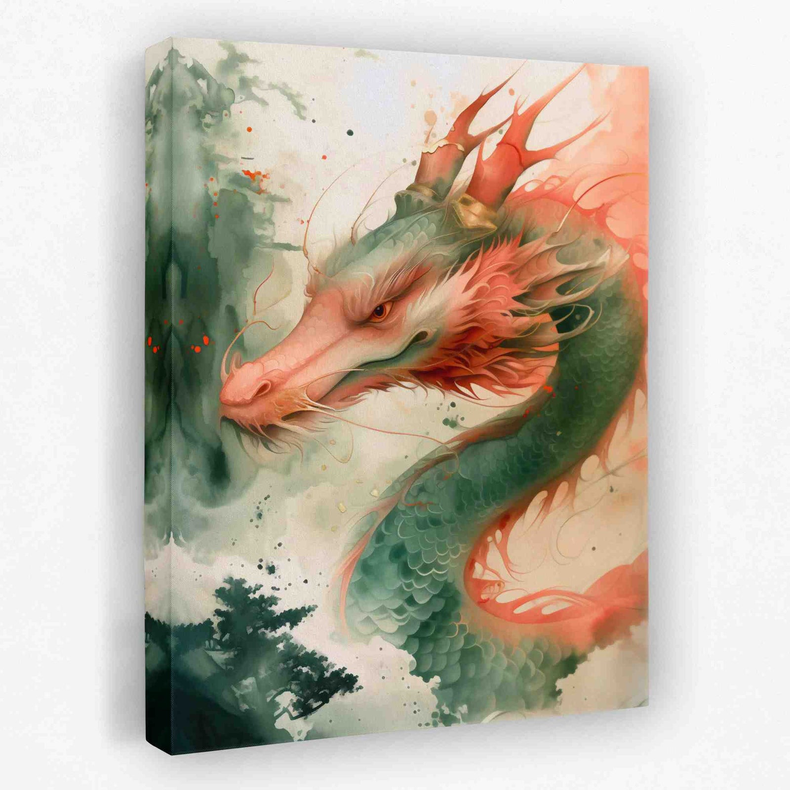 Deer Dragon - China Canvas Wall Art