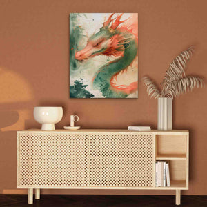 Deer Dragon - Luxury Wall Art