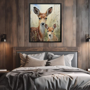 Deer Family - Luxury Wall Art