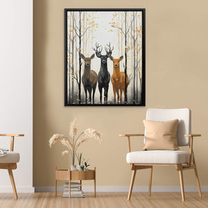 Deer Friends - Luxury Wall Art