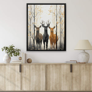 Deer Friends - Luxury Wall Art