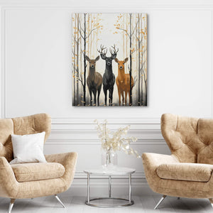 Deer Friends - Luxury Wall Art