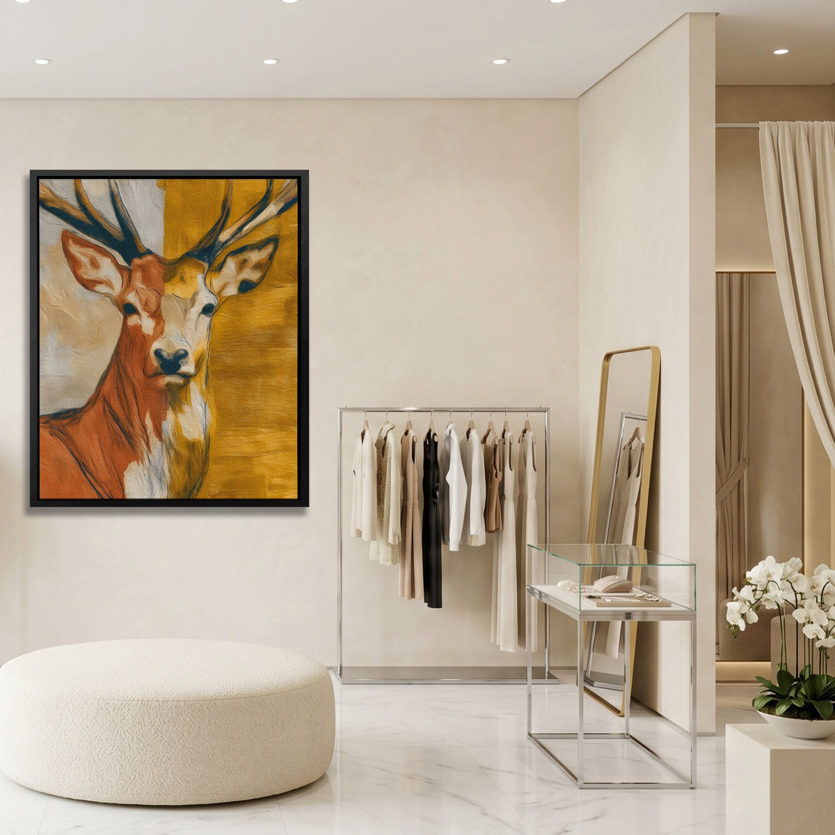 Deer Golden Profile — Deer Golden Profile Clothing Store Port 97