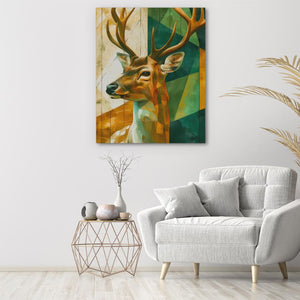 Deer in Technicolor - Luxury Wall Art