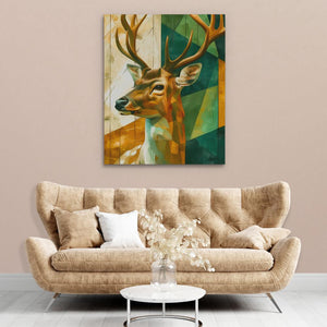 Deer in Technicolor - Luxury Wall Art