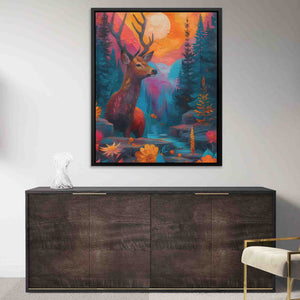Deer Oasis - Luxury Wall Art