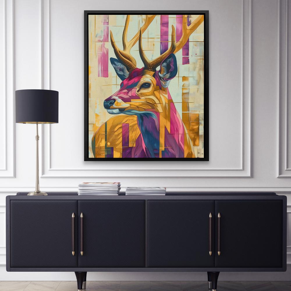 Deer of Light - Luxury Wall Art