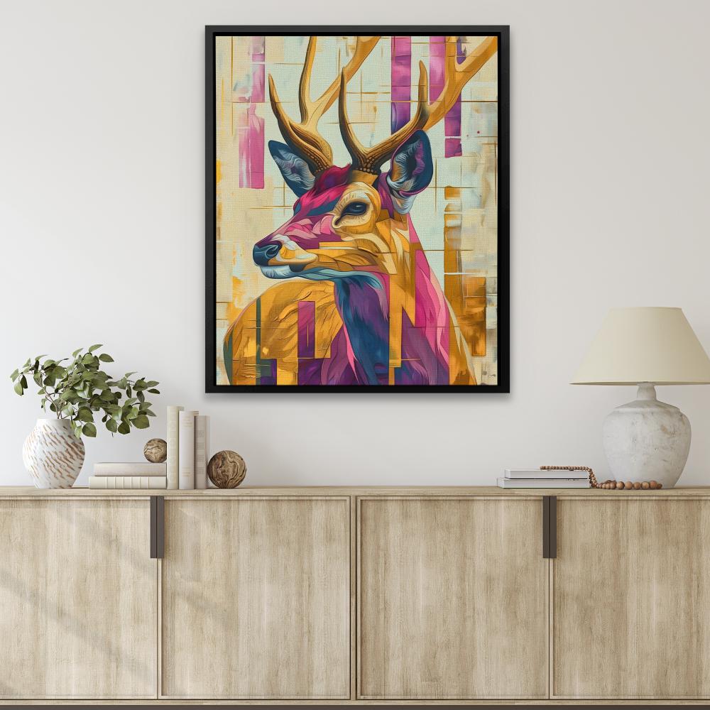 Deer of Light - Luxury Wall Art