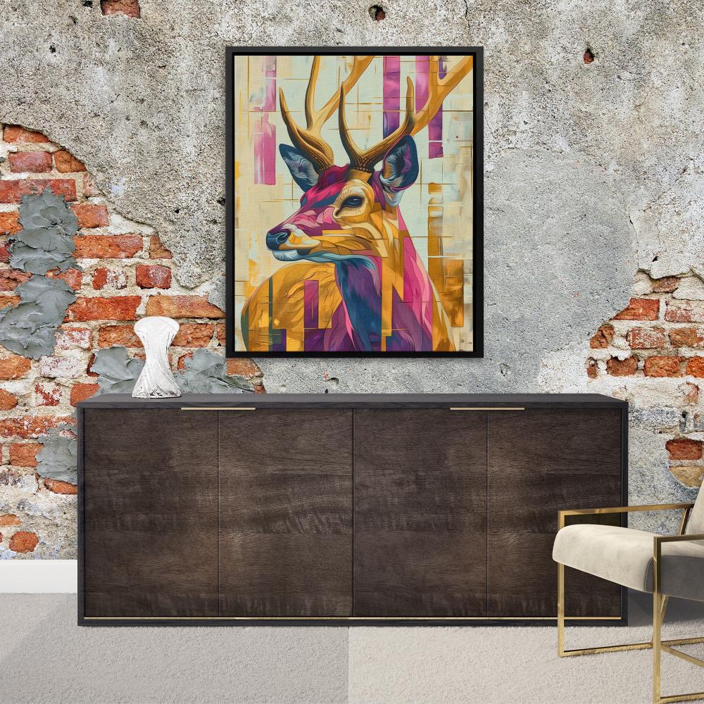 Deer of Light - Luxury Wall Art